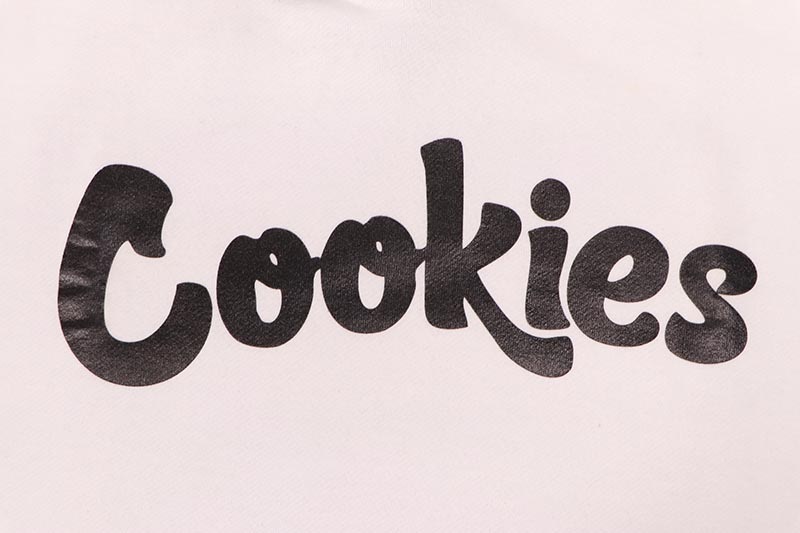 COOKIES ORIGINAL LOGO HOODIE (WHITE/BLACK) CM232HFP02 1564H6664 CM232HFP04