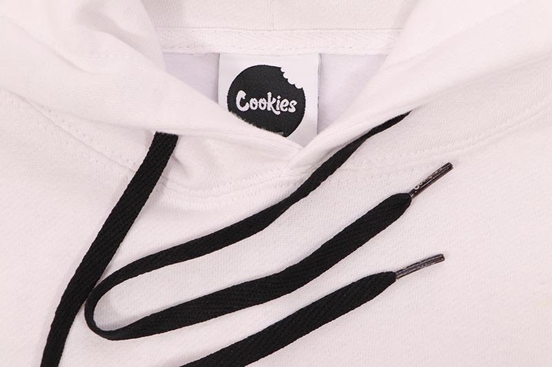 COOKIES ORIGINAL LOGO HOODIE (WHITE/BLACK) CM232HFP02 1564H6664 CM232HFP04