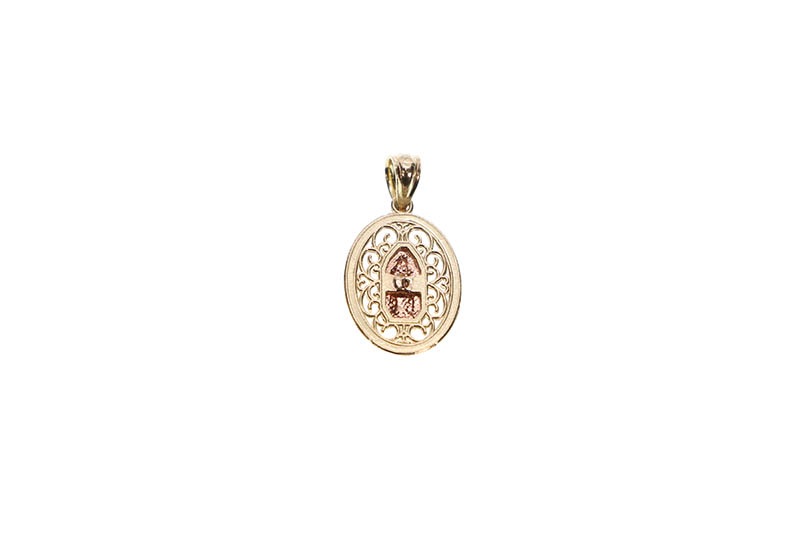 VIRGIN MARY OVAL CHARM