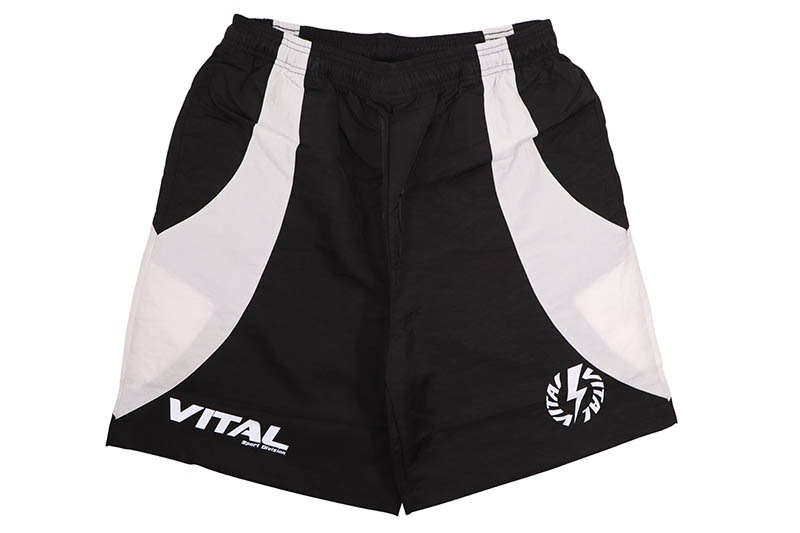 VITAL NYLON SPORT SHORTS (BLACK)