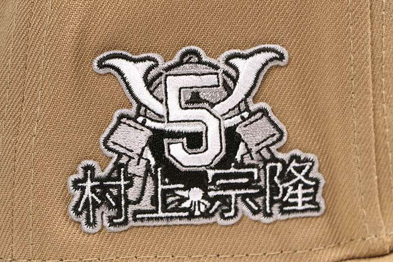 NEW ERA CHICAGO WHITE SOX AF 9FIFTY SNAPBACK CAP (MUNETAKA MURAKAMI SIDE PATCH/GREY UNDER VISOR/CAMEL)