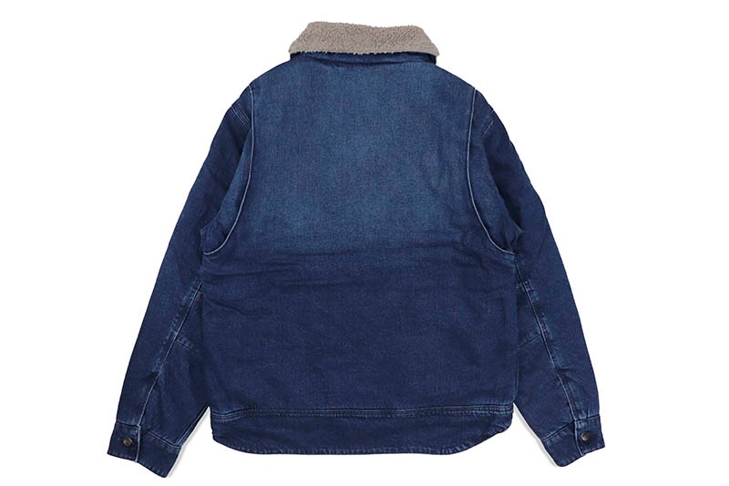 Carhartt RELAXED FIT DENIM SHERPA-LINED JACKET (105478-H87