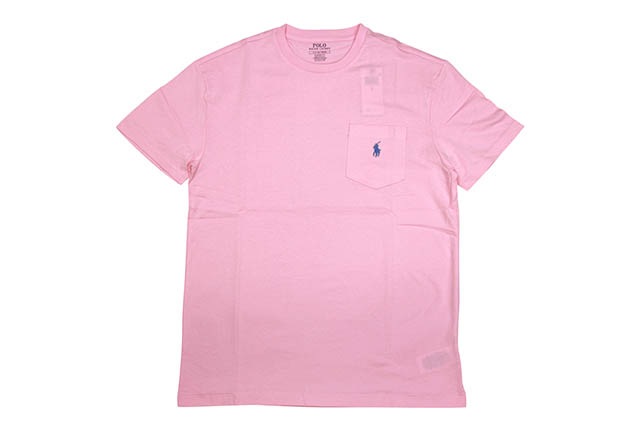 POLO RALPH LAUREN CLASSIC FIT POCKET TEE (710704248036:TAYLOR ROSE)