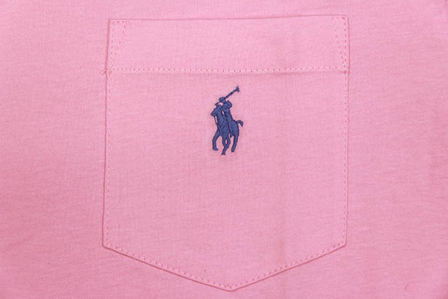 POLO RALPH LAUREN CLASSIC FIT POCKET TEE (710704248036:TAYLOR ROSE)