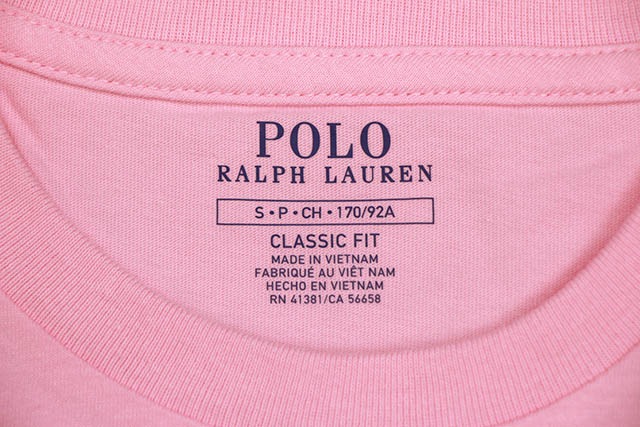 POLO RALPH LAUREN CLASSIC FIT POCKET TEE (710704248036:TAYLOR ROSE)