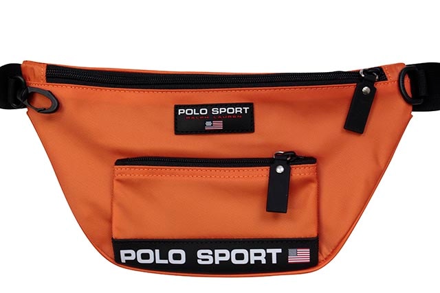 POLO SPORT NYLON WAIST PACK (405749441006:ORANGE)