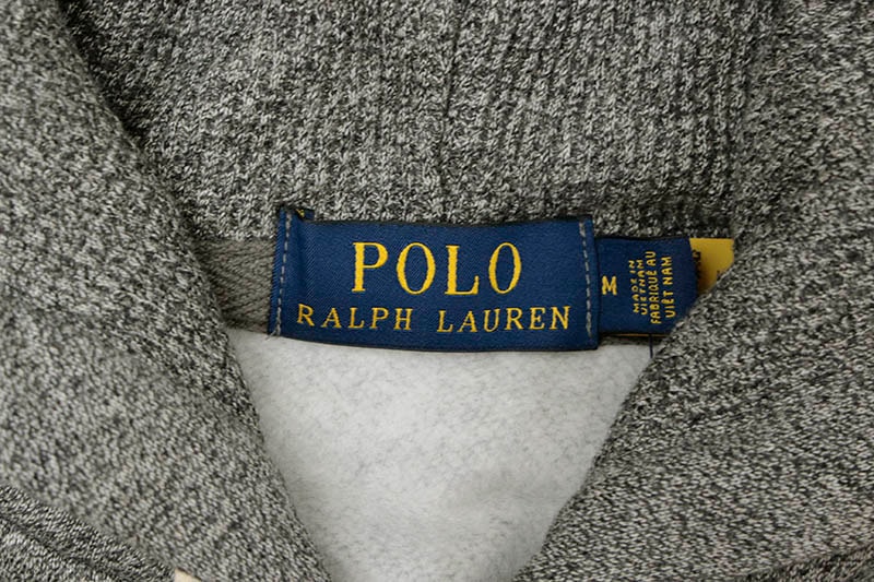 POLO RALPH LAUREN CLASSIC FULL-ZIP FLEECE HOODIE (710548546005:ALASKAN HEATHER)
