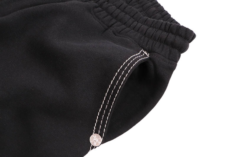 TRUE RELIGION TWISTED TRIPLE BIG T SWEATPANT (110003C:BLACK)