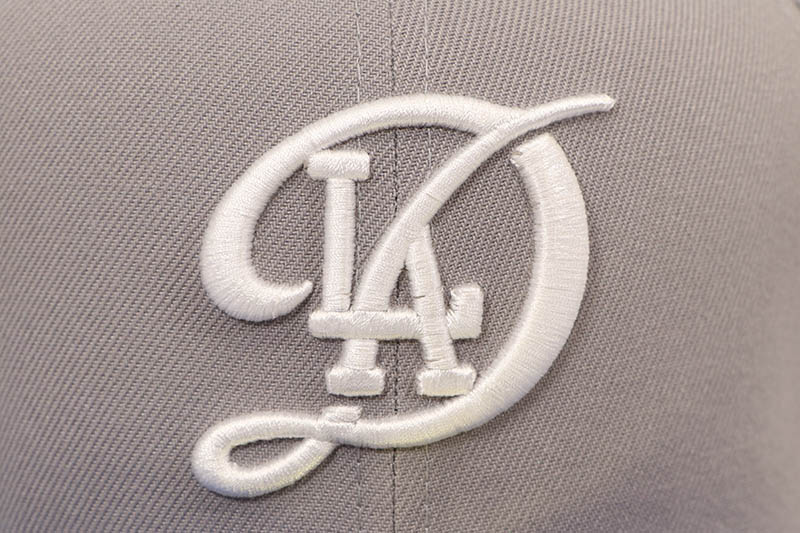 NEW ERA LOS ANGELES DODGERS 59FIFTY FITTED CAP (TOKYO SERIES 2025 SIDE PATCH/GREY UNDER VISOR/GREY BLUE)