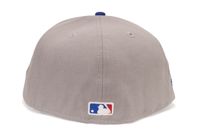 NEW ERA LOS ANGELES DODGERS 59FIFTY FITTED CAP (TOKYO SERIES 2025 SIDE PATCH/GREY UNDER VISOR/GREY BLUE)