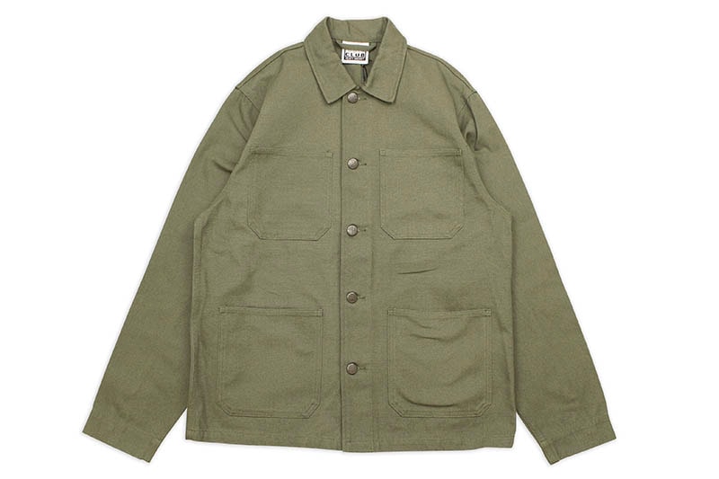 PRO CLUB HEAVYWEIGHT UNLINED CHORE JACKET (OLIVE) 04PC0303