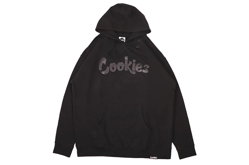 COOKIES ORIGINAL LOGO HOODIE (BLACK/BLACK) CM232HFP02 1564H6664 CM232HFP04 1560H6189