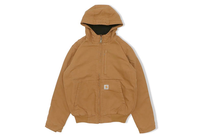 Carhartt FULL SWING LOOSE FIT WASHED DUCK FLEECE-LINED ACTIVE JACKET (103371/211:BROWN)