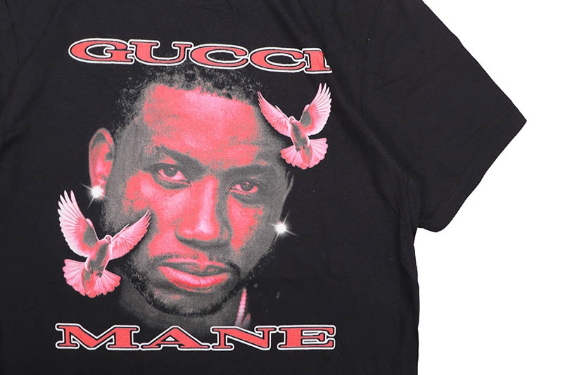 GUCCI MANE DOVES T-SHIRT (BLACK)