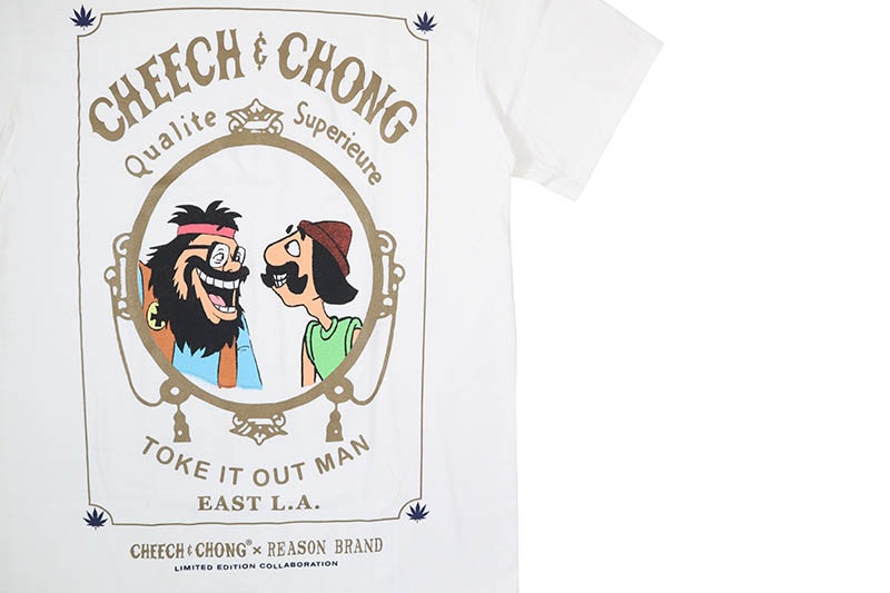 REASON CLOTHING CHEECH & CHONG ROKE TEE (CC1-04:WHITE)