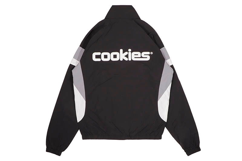 COOKIES HOOLIGANISM NYLON TRACK JACKET (BLACK) CM243OTC01