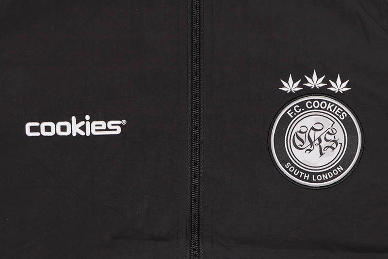 COOKIES HOOLIGANISM NYLON TRACK JACKET (BLACK) CM243OTC01