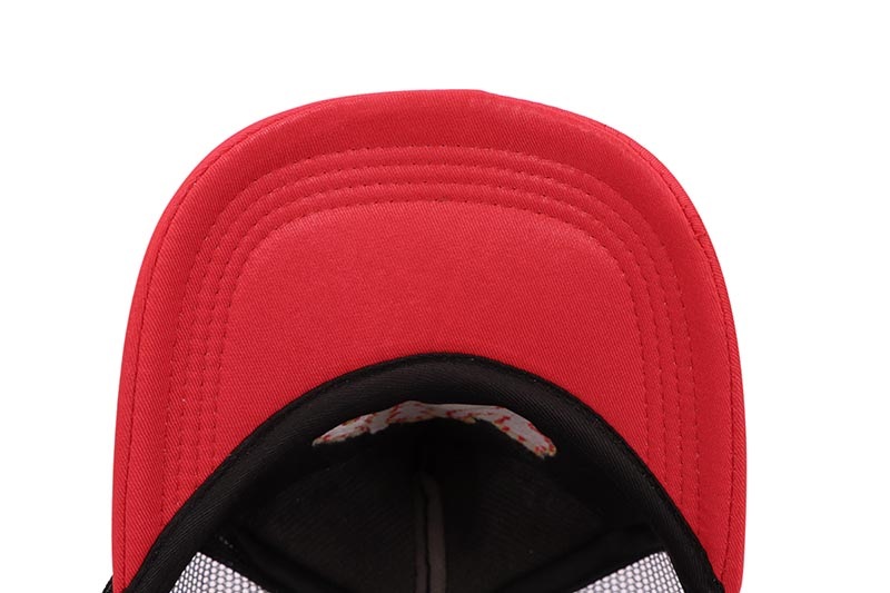 REASON CLOTHING NY EMBROIDERY TRUCKER HAT (F511:RED)