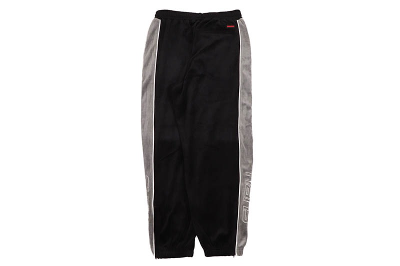 FUBU VELOR TRACK PANTS (FAM-52501:BLACK)