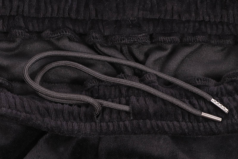 FUBU VELOR TRACK PANTS (FAM-52501:BLACK)