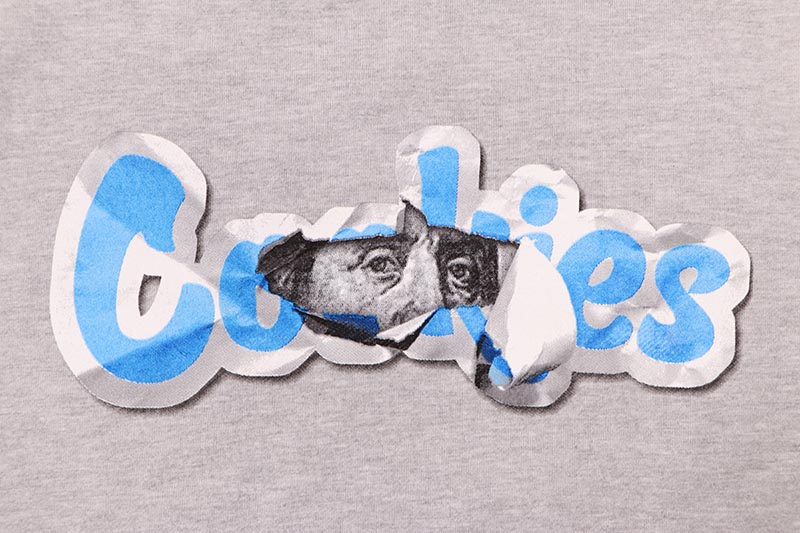 COOKIES RIP IT PULLOVER HOODIE (GREY) CM254HFP03