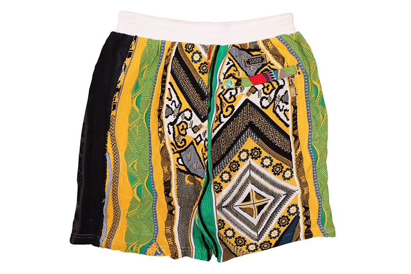 COOGI SWEATER PIECED FLEECE SHORTS (CG-KB-095:GOLD)
