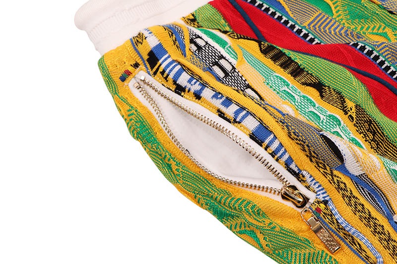 COOGI SWEATER PIECED FLEECE SHORTS (CG-KB-095:GOLD)