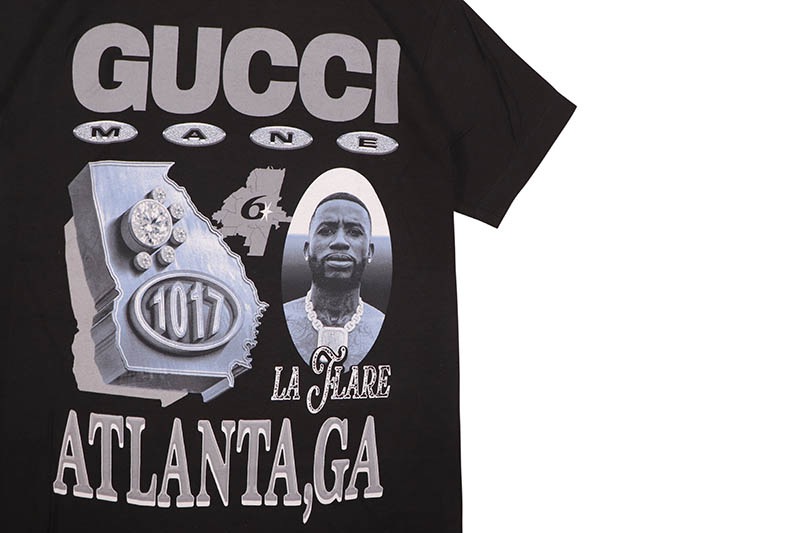 GUCCI MANE LA FLARE T-SHIRT (BLACK)