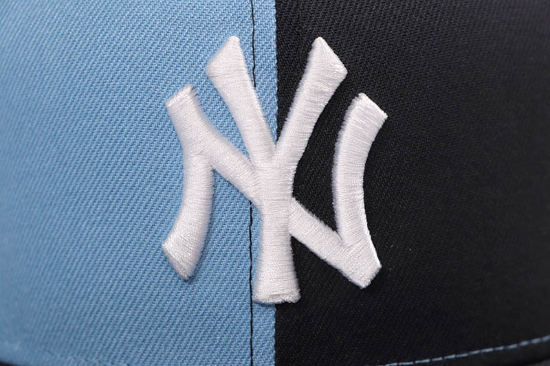 NEW ERA NEW YORK YANKEES 9FIFTY SNAPBACK CAP (2000 SUBWAY SERIES SIDE PATCH/GREY UNDER VISOR/BLUE PINWHEELS)