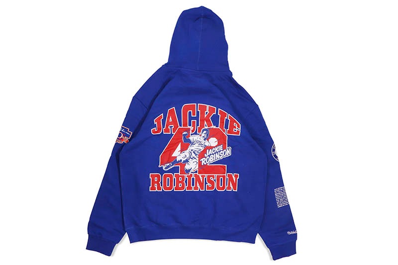 MITCHELL & NESS LEGENDS FLEECE HOODIE (BROOKLYN DODGERS/JACKIE