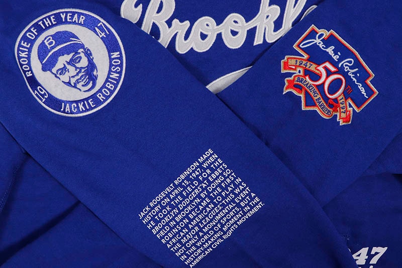 MITCHELL & NESS LEGENDS FLEECE HOODIE (BROOKLYN DODGERS/JACKIE