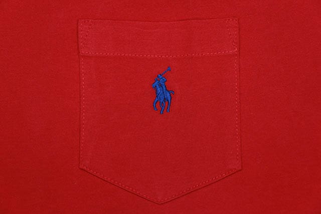 POLO RALPH LAUREN CLASSIC FIT POCKET TEE (710707095001:RL2000 RED)