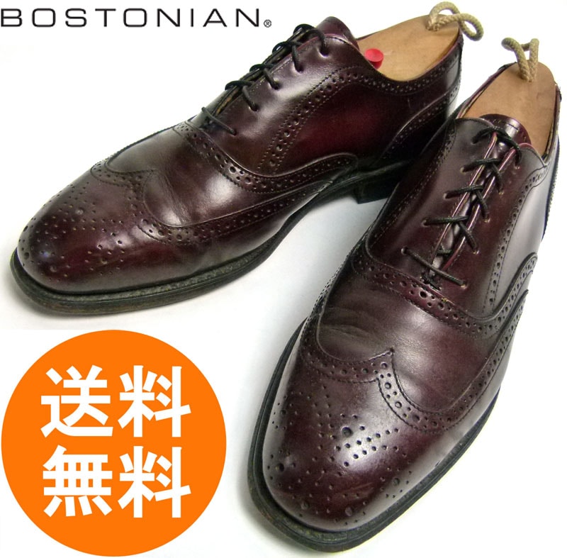 ボストニアン BOSTONIAN USA製 ウィングチップシューズ 9D(27cm相当 