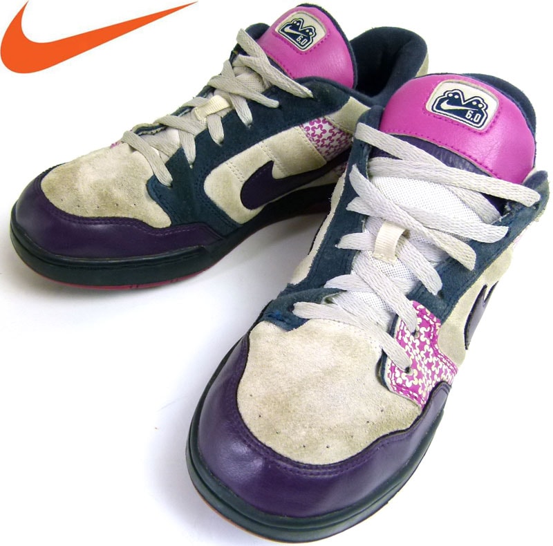 ナイキ ダンクロー NIKE DUNK LOW 6.0 花柄スニーカー US7Y(25cm相当 