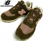ニューバランス NewBalance 574スエードスニーカー US10B(27cm相当)（濃茶）【中古】|スニーカー