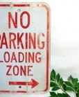 ビンテージ NO PARKING 道路標識 駐車禁止【中古】|置物・トイ|インテリア