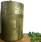 昭和レトロ キャニスター缶(特大) ARMY風【中古】|置物・トイ|インテリア