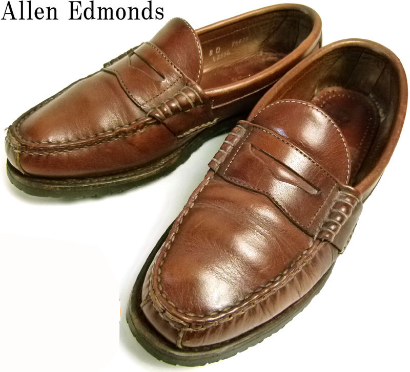 アレンエドモンズ Allen Edmonds Rockland コイン(ペニー)ローファー 8 