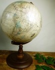 昭和レトロ DIAMETER 地球儀 球径26cm globe(白)【中古】|置物・トイ|インテリア