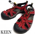 KEEN キーン アウトドアサンダル US8(25cm相当)(赤×黒)(メンズ レディース)【中古】|その他のシューズ