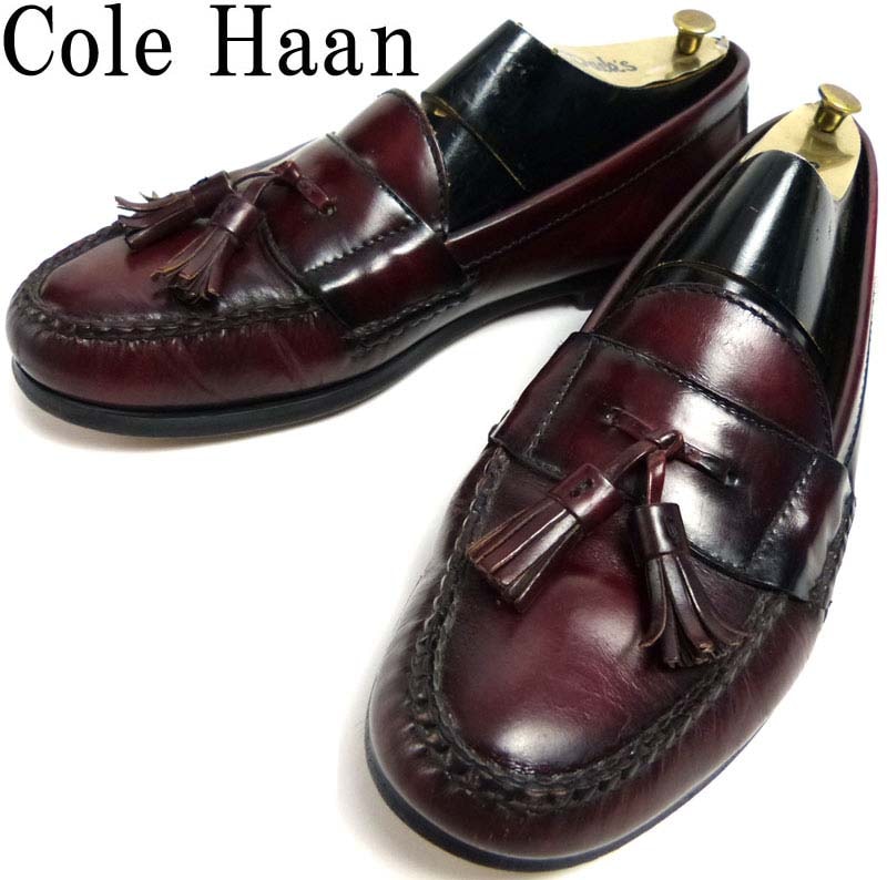 超美品 COLE HAAN 名作 ピンチ タッセルローファー 8 1/2D コールハーン COLE HAAN ピンチタッセルローファー 革靴