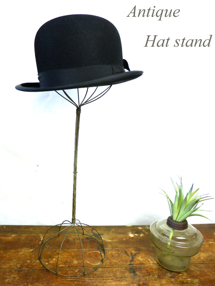 ビンテージ　帽子スタンド/ハットスタンド　アンティーク　アイアン　帽子掛け　什器 ビンテージ 帽子スタンド/ハットスタンド アンティーク アイアン