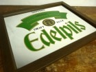 【希少】昭和レトロ サッポロ エーデルピルス Edelpils パブミラー 鏡 非売品 ノベルティ 店舗什器【中古】|置物・トイ|インテリア