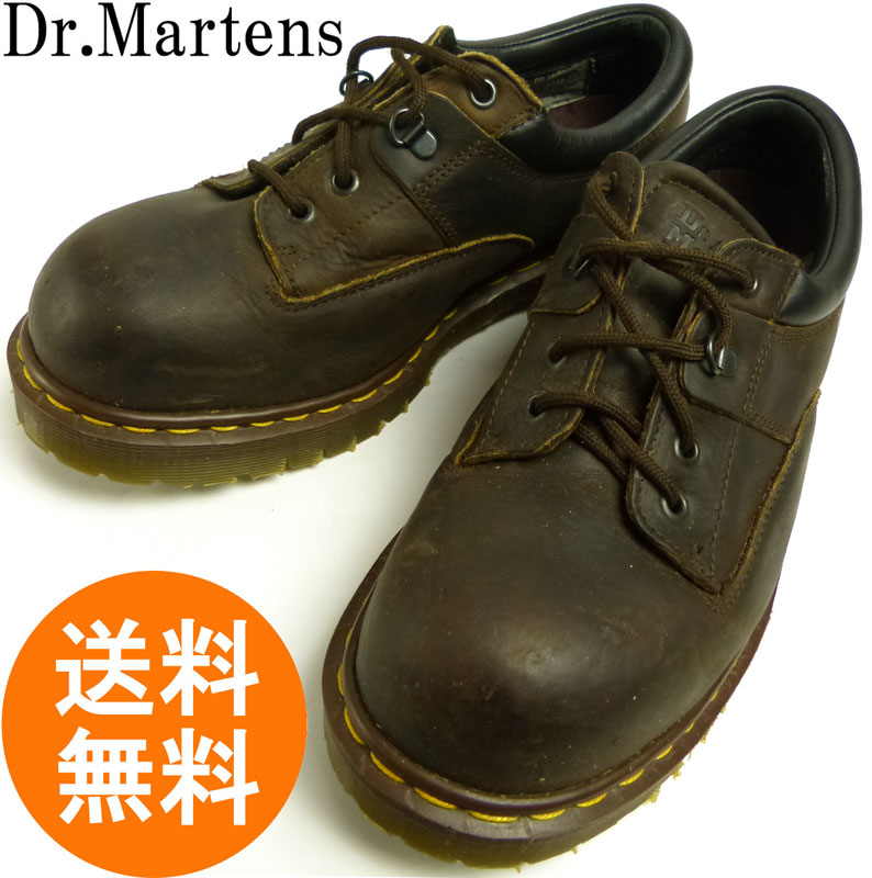 Dr.Martens イングランド くり抜く UK8 ブラウン4ホール