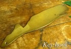 真鍮製 レトロなクジラ / オブジェ / インテリア雑貨【中古】【メール便可】|置物・トイ|インテリア