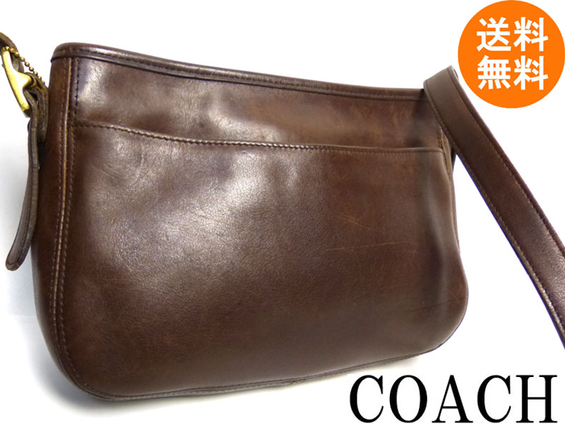 ハンドバッグ COACH オールドコーチ 本革 フルグレインカーフレザー 