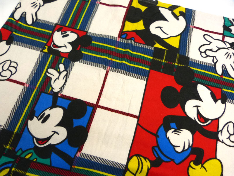 ヴィンテージシーツディズニーお手伝い200×240フラットシーツ レトロ