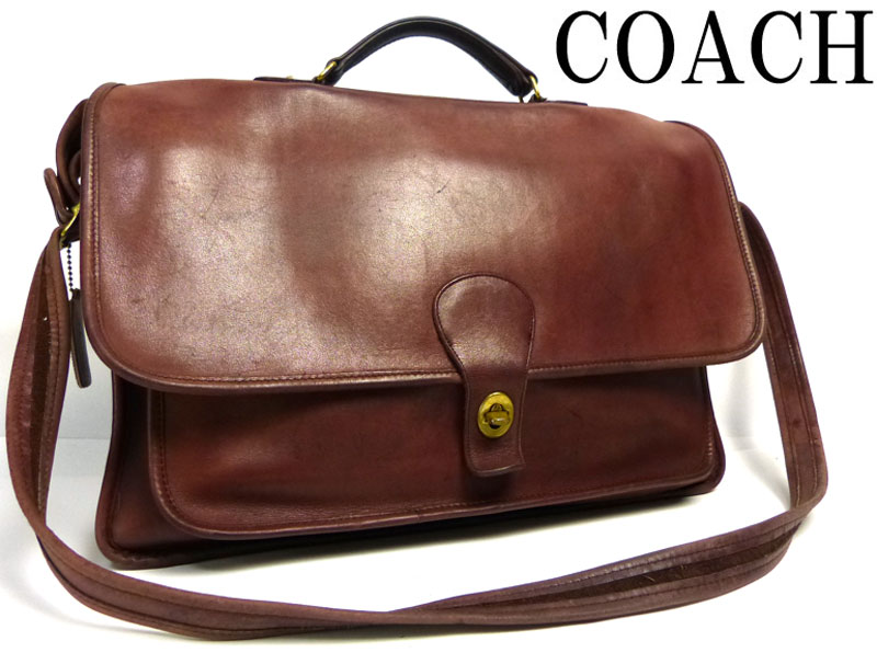 オールドコーチ OLD COACH 2WAY ショルダーバッグ(赤紫)【中古