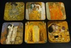 グスタフ・クリムト Gustav Klimt コースター6点セット 【中古】|置物・トイ|インテリア