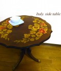 イタリア 象嵌細工 サイドテーブル / コーヒーテーブル/ 花台 /飾台 【中古】|置物・トイ|インテリア